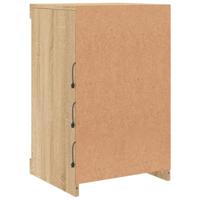 Dressoir met LED-verlichting 41x37x67 cm sonoma eikenkleurig - thumbnail