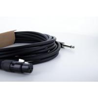 Cordial EM 5 FP XLR Verbindingskabel [1x XLR-bus 3-polig - 1x Jackplug male 6,3 mm (mono)] Zwart - thumbnail