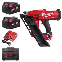 Milwaukee M18 FUEL™ FFNS-502C Accu Constructie Tacker enkelschot 18V 5.0Ah in koffer - 4933478302 - thumbnail
