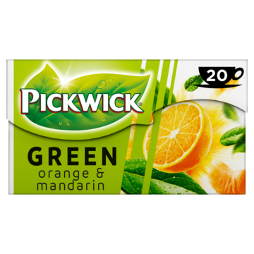 Pickwick - Groene thee Orange & Mandarin - 20 zakjes