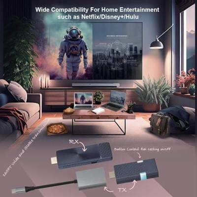 CastGo Wireless Display Draadloze HDMI-set 30 m 5.15 GHz, 5.85 GHz 3840 x 2160 Pixel Veilige draadloze overdracht