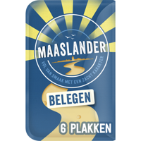 Maaslander Belegen 50+ Kaas Plakken 140 g bij Jumbo - thumbnail