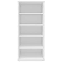 VidaXL Schoenenkast 31,5x35x70 cm bewerkt hout wit - thumbnail