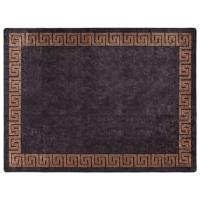 VidaXL Vloerkleed wasbaar anti-slip 400x300 cm zwart en goudkleurig - thumbnail