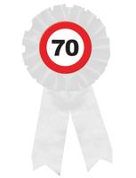 Rozet Verkeersbord 70 Jaar - thumbnail