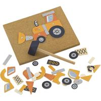 VIGA hamermozaïek set, voertuig, afm 23x18 cm, 1 stuk - thumbnail