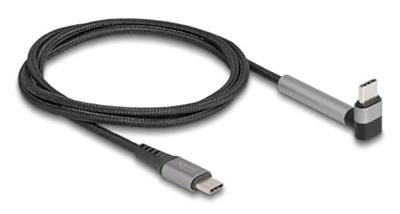Delock 81172 USB-C-kabel USB 2.0 USB-C stekker, USB-C stekker 1.50 m Zwart, Grijs
