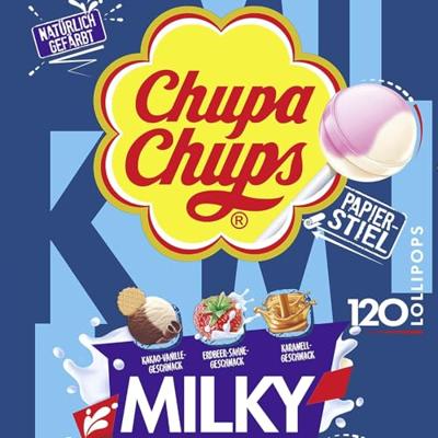 Chupa Chups - Lolly's Milky (Navulzak) - 120 stuks