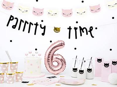 Uitdeelzakjes Kat roze Cat Collection (6st)