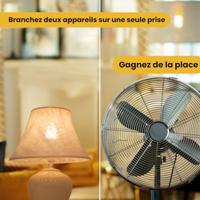 Dubbel stopcontact - KONYKS - Priska Duo FR - Wi-Fi + Bluetooth - thumbnail