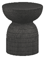 WOOOD Bijzettafel 'Samson' Fiberclay, 37cm - thumbnail