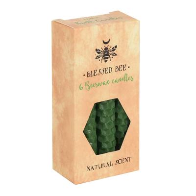Bijenwas Spell Kaarsen (Groen - 6 kaarsen) Bijenwas Spell Kaarsen (Groen - 6 kaarsen)