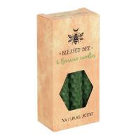 Bijenwas Spell Kaarsen (Groen - 6 kaarsen) - thumbnail