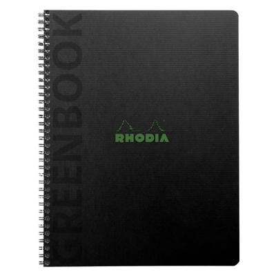 Notitieboek rhodia greenbook recycled a5+ lijn sc | 5 stuks