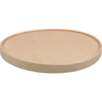 Deksel | maaltijdbowl | Karton + PE | Ø185mm | 300 stuks - thumbnail