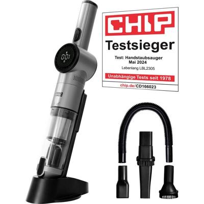 Lebenlang LBL2305 9925102305 Accu-handstofzuiger Zakloos, Incl. lader, Met display, Cycloon-techniek Lebenlang LBL2305 9925102305 Accu-handstofzuiger Zakloos, Incl. lader, Met display, Cycloon-techniek