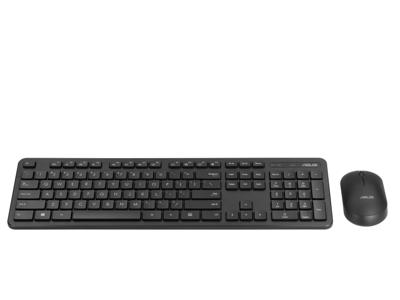 ASUS CW100 toetsenbord Inclusief muis Universeel RF Draadloos QWERTY Amerikaans Engels Zwart ASUS CW100 toetsenbord Inclusief muis Universeel RF Draadloos QWERTY Amerikaans Engels Zwart