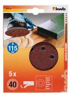 kwb 491804 Schuurschijf Diameter 115 mm 5 stuk(s) - thumbnail