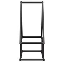 Brandhoutrek 50x25x60 cm koudgewalst staal zwart - thumbnail