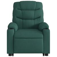 Sta-op-stoel verstelbaar stof donkergroen - thumbnail