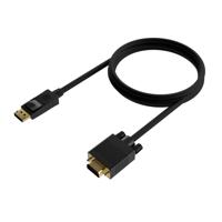 AISENS - A125-0552 - DISPLAYPORT op VGA, DP/M-VGA/M, zwart, 1,0 m - thumbnail