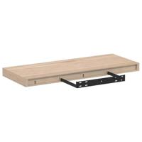 Wandschapppen 4 st 60x23,5x4 cm bewerkt hout - thumbnail