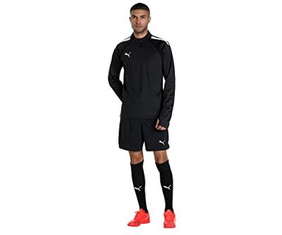 PUMA teamLIGA Trainingstrui 1/4-Zip Zwart