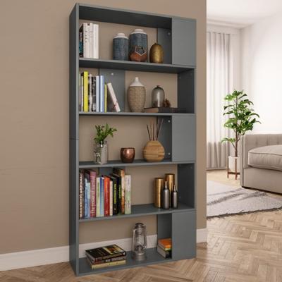 Boekenkast/kamerscherm 80x24x159 cm bewerkt hout sonoma eiken