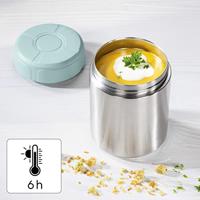 Xavax Thermosbeker Van RVS 500 Ml Soepbeker Lekvrij Pastelblauw - thumbnail