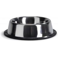 Hondenvoerbak rvs met antisliprand 18 cm - thumbnail