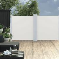 Windscherm uittrekbaar 100x600 cm crme - thumbnail