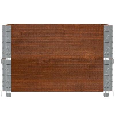 Palletopzetranden 2 st 80x60 cm massief grenenhout bruin - thumbnail