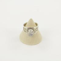 Zilveren Ring met Maansteen Maat 17 - Model 1 (Sterling Zilver 925) - thumbnail