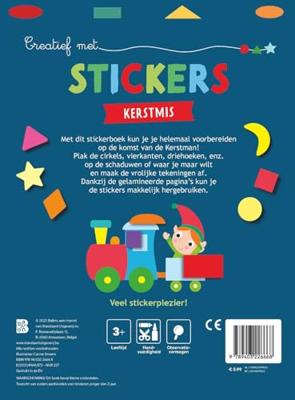 Standaard Uitgeverij Creatief met stickers kerstmis stickerboek