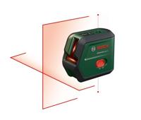 Bosch Groen UniversalLevel 2 Set Kruislijnlaser | 2x Alkaline LR06/AA + Statief 1,2 m + Opbergetui - 0603663FZ1 - thumbnail