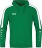 JAKO 6723K Sweater Met Kap Power Kids - Sportgroen - 140