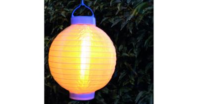 Solar Lampion Vlameffect 20cm