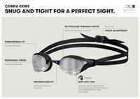Arena cobra core swipe mirror - swimming goggles - thumbnail