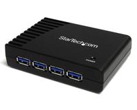StarTech.com 4-poorts zwarte SuperSpeed USB 3.0-hub (ST4300USB3GB) - thumbnail