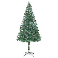 VidaXL Kunstkerstboom met dennenappels 180 cm - thumbnail