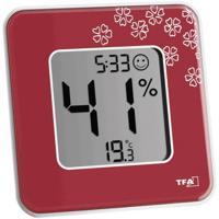 TFA Dostmann Style 30.5021.05 Thermo- en hygrometer Rood - thumbnail