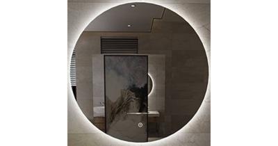 Saqu Ronda ronde spiegel met LED verlichting Ø100cm