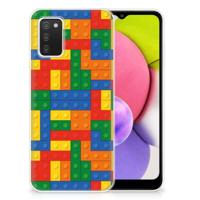 Samsung Galaxy A03S | TPU bumper | Blokken - thumbnail