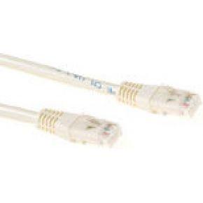 ACT IB1010 CAT6A U/UTP LSZH Patchkabel - Ivoor - 10 meter