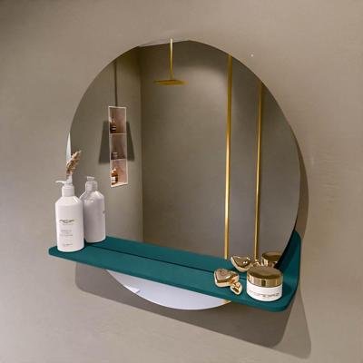 MONDIAZ SPOT spiegel rond 60cm met Spiegelplanchet kleur Smag. MONDIAZ SPOT spiegel rond 60cm met Spiegelplanchet kleur Smag.