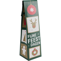 Fleszak | 9.5x41x9.5cm | Tegels | papier + PE | 100 stuks - thumbnail