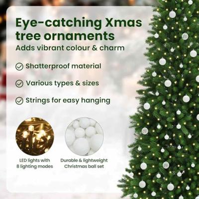 VidaXL Kerstboom met 300 led met standaard groen 240 cm pe