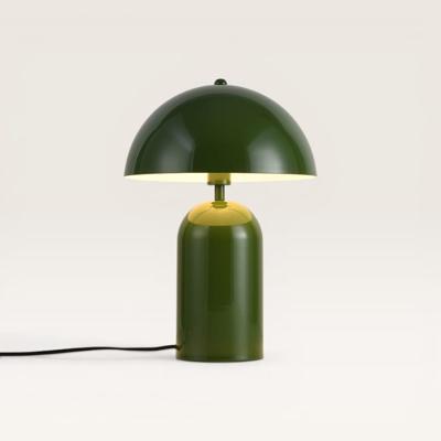 Tafellamp Asteri verde oliva s - Groene paddenstoel lamp van metaal voor binnen - Zonder lichtbron