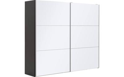Goossens Kledingkast Easy Storage Sdk, 253 cm breed, 220 cm hoog, 2x 3 paneel glas schuifdeuren Goossens Kledingkast Easy Storage Sdk, 253 cm breed, 220 cm hoog, 2x 3 paneel glas schuifdeuren