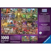 Ravensburger puzzel Library of dogs - 1000 stukjes - thumbnail